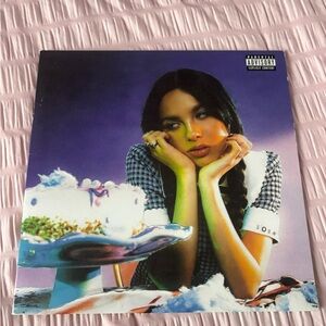 Purple Album Cover with Cake Design